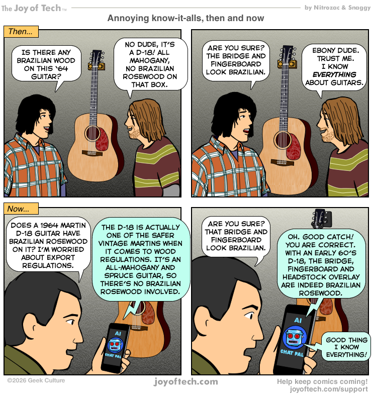 Annoying know-it-alls, then and now!